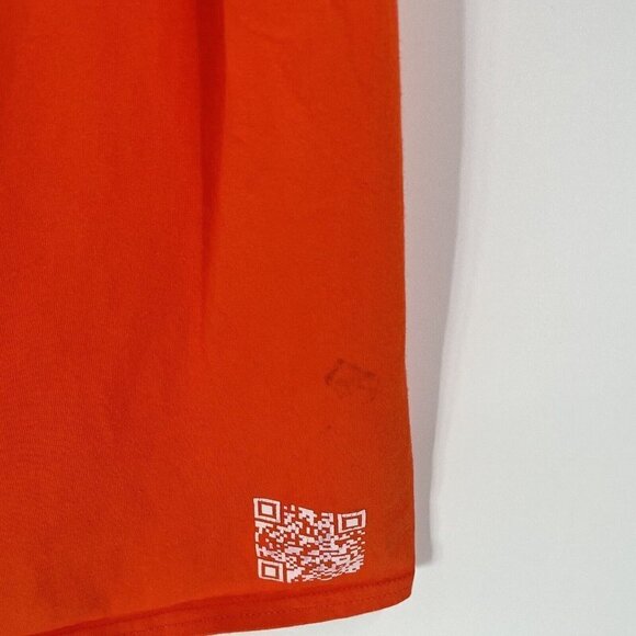 B Wood Orange Ghost Graphic Short Sleeve Tee Sz Mens Medium - Picture 6 of 7